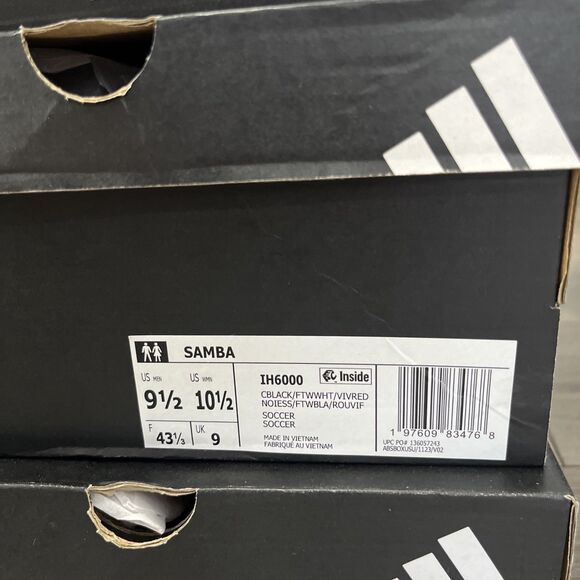 Adidas Samba “Mexico 2025 Kit” Black Colorway Men’s Size 9.5 Authentic JH5656 - Picture 8 of 8